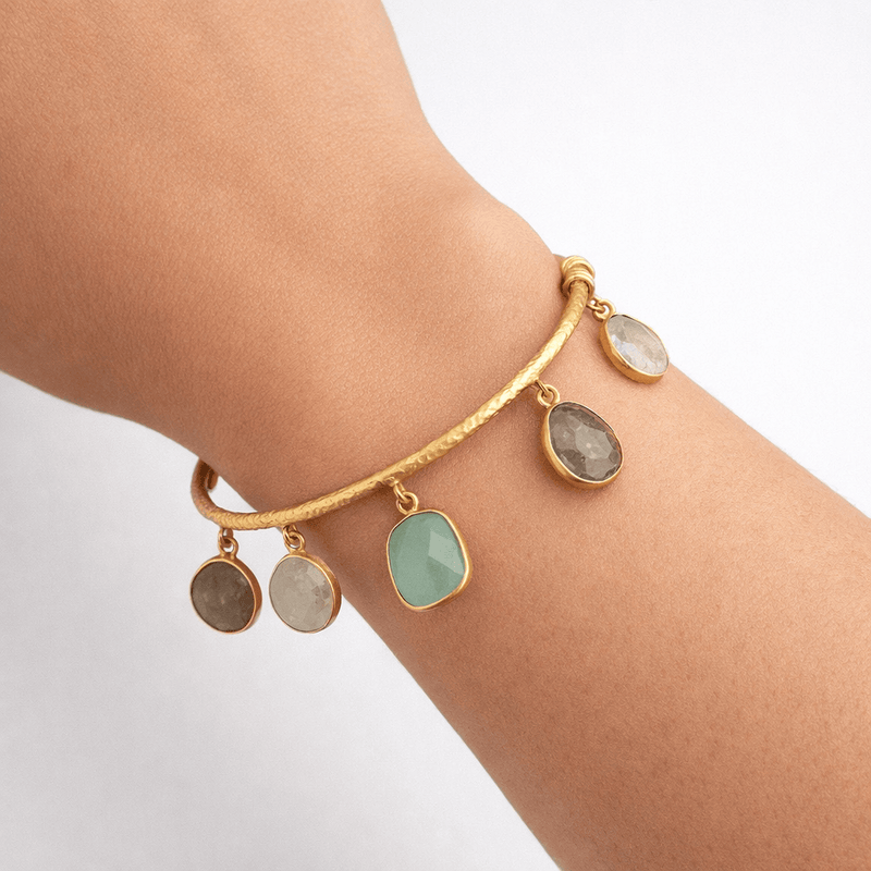 Aganya kreation Bracelets Akshara Bracelet - Elegant Natural Quartz Jewelry Multi 2 Multi 2