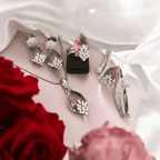 Aganya kreation Bracelets Aryana Combo - Elegant Silver Jewelry Set for Every Occasion