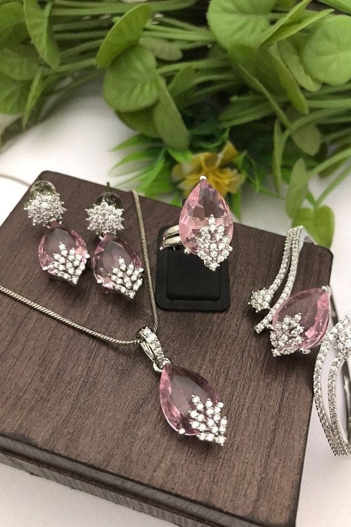 Aganya kreation Bracelets Aryana Combo - Elegant Silver Jewelry Set for Every Occasion