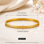 Aganya kreation Bracelets B-109- 18k Gold Plated Stainless Steel Tarnish Free Waterproof Female Jewellery