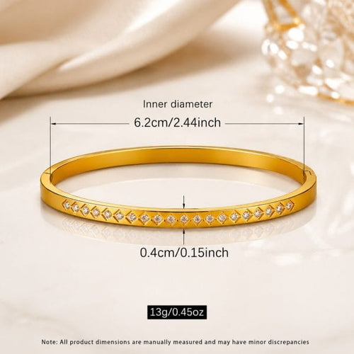 Aganya kreation Bracelets B-109- 18k Gold Plated Stainless Steel Tarnish Free Waterproof Female Jewellery