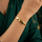 Aganya kreation Bracelets B-115 18k Gold Plated Stainless Steel Tarnish Free Waterproof Female Jewellery