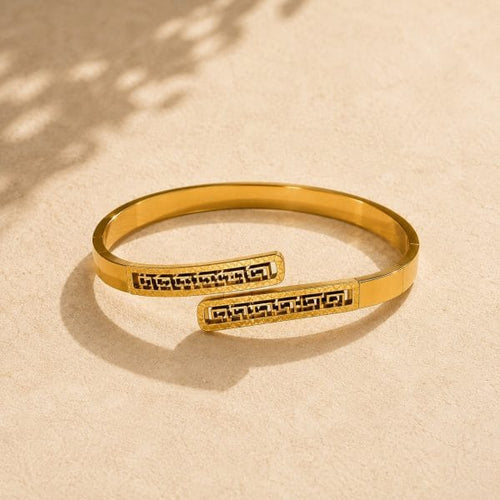 Aganya kreation Bracelets B-143 – 18k Gold Plated Stainless Steel Tarnish Free Waterproof Female Jewellery