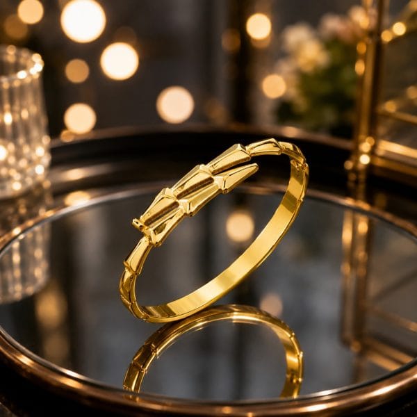 Aganya kreation Bracelets B-144  18k Gold Plated Stainless Steel Tarnish Free Waterproof Female Jewellery