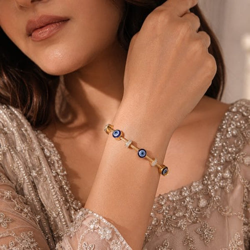 Aganya kreation Bracelets B-52 -18k Gold Plated Stainless Steel Tarnish Free Waterproof Female Jewellery