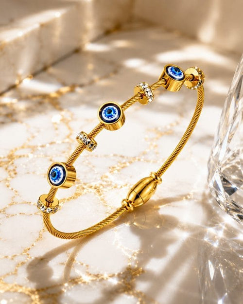 Aganya kreation Bracelets B-52 -18k Gold Plated Stainless Steel Tarnish Free Waterproof Female Jewellery