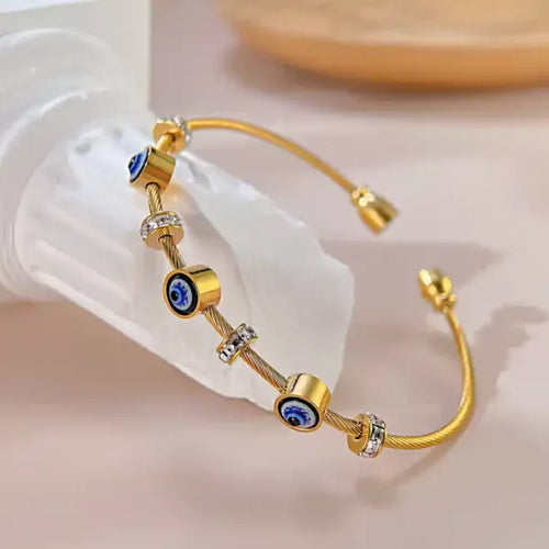 Aganya kreation Bracelets B-52 -18k Gold Plated Stainless Steel Tarnish Free Waterproof Female Jewellery
