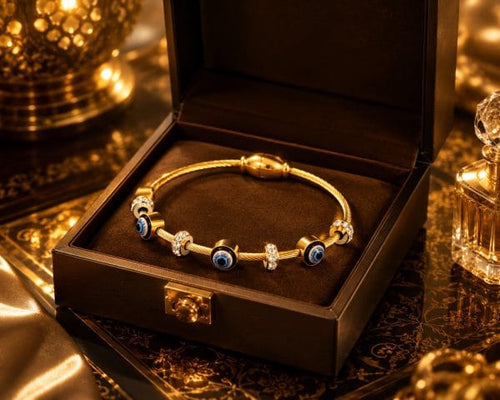 Aganya kreation Bracelets B-52 -18k Gold Plated Stainless Steel Tarnish Free Waterproof Female Jewellery