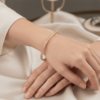 Aganya kreation Bracelets Belvia 18k Gold Plated Stainless Steel Tarnish Free Bracelet