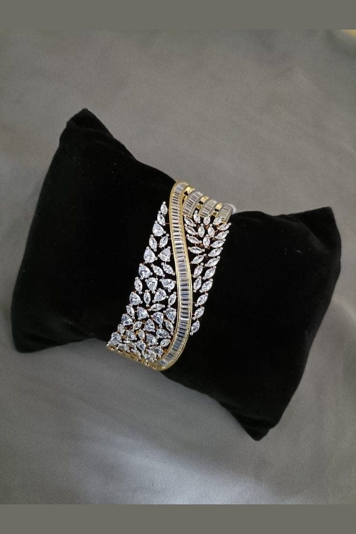 Aganya kreation Bracelets Christina CZ Designer Bracelet - Elegant Western & Ethnic Style
