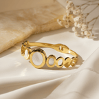 Aganya kreation Bracelets Elegant White Mop Bracelet - Hypoallergenic Stainless Steel anti tarnish