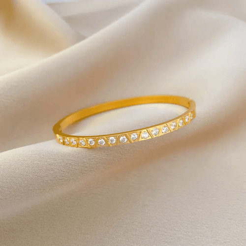 Garol 18k Gold Plated Stainless Steel Tarnish Free Bracelet