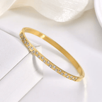 Garol 18k Gold Plated Stainless Steel Tarnish Free Bracelet