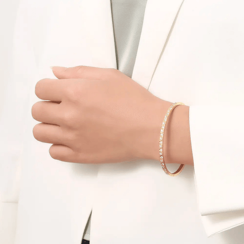 Garol 18k Gold Plated Stainless Steel Tarnish Free Bracelet