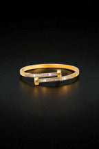 Aganya kreation Bracelets Luna Twist Bracelet - 18k Gold Plated Stainless Steel
