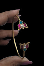 Aganya kreation Bracelets Padma Bracelet - Handcrafted Turquoise & Kundan Jewelry