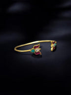 Aganya kreation Bracelets Padma Bracelet - Handcrafted Turquoise & Kundan Jewelry