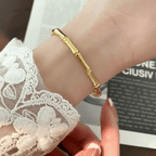 Aganya kreation Bracelets Velmira – 18k Gold Plated Stainless Steel Tarnish Free Waterproof Female Jewellery