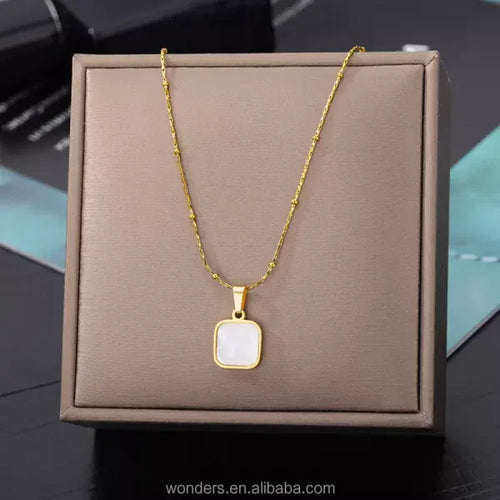 C-204 18k Gold Plated Stainless Steel Tarnish Free Waterproof Female Jewellery