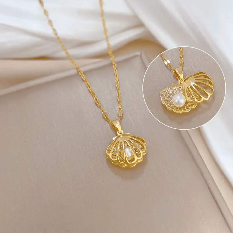 C-299 18k Gold Plated Stainless Steel Tarnish Free Waterproof Female Jewellery
