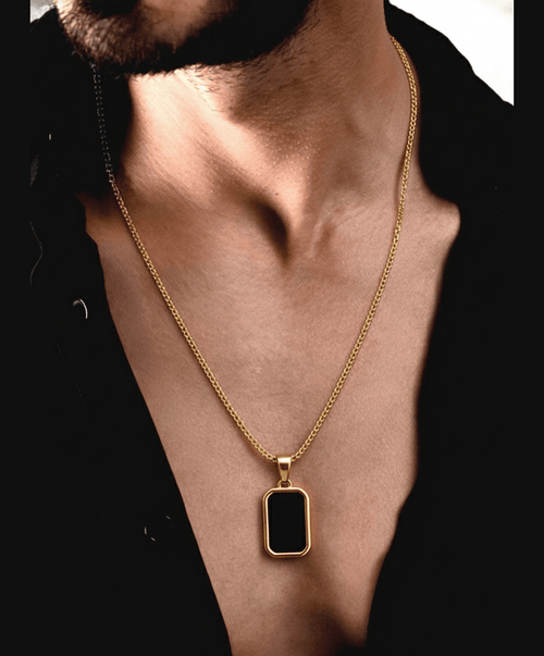 Aganya kreation Chain Drove 18k Gold Plated Stainless Steel Tarnish Free Waterproof Jewellery Male/female