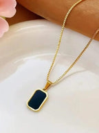 Aganya kreation Chain Drove 18k Gold Plated Stainless Steel Tarnish Free Waterproof Jewellery Male/female