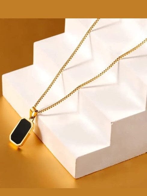 Aganya kreation Chain Drove 18k Gold Plated Stainless Steel Tarnish Free Waterproof Jewellery Male/female