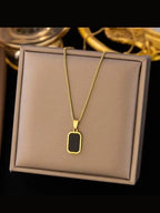 Aganya kreation Chain Drove 18k Gold Plated Stainless Steel Tarnish Free Waterproof Jewellery Male/female