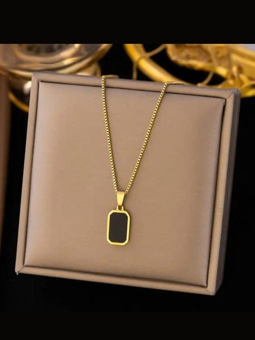 Aganya kreation Chain Drove 18k Gold Plated Stainless Steel Tarnish Free Waterproof Jewellery Male/female