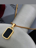 Aganya kreation Chain Drove 18k Gold Plated Stainless Steel Tarnish Free Waterproof Jewellery Male/female