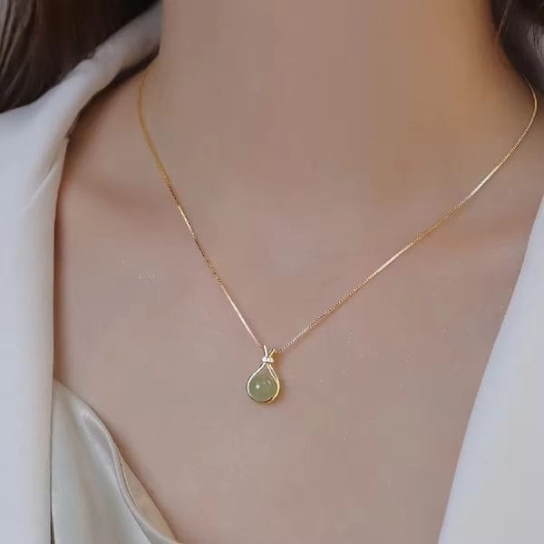 Aganya kreation Chain Moon– 18k Gold Plated Stainless Steel Tarnish Free Waterproof Female Jewellery