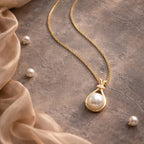 Aganya kreation Chain Moon– 18k Gold Plated Stainless Steel Tarnish Free Waterproof Female Jewellery