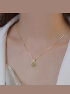 Aganya kreation Chain Moon– 18k Gold Plated Stainless Steel Tarnish Free Waterproof Female Jewellery