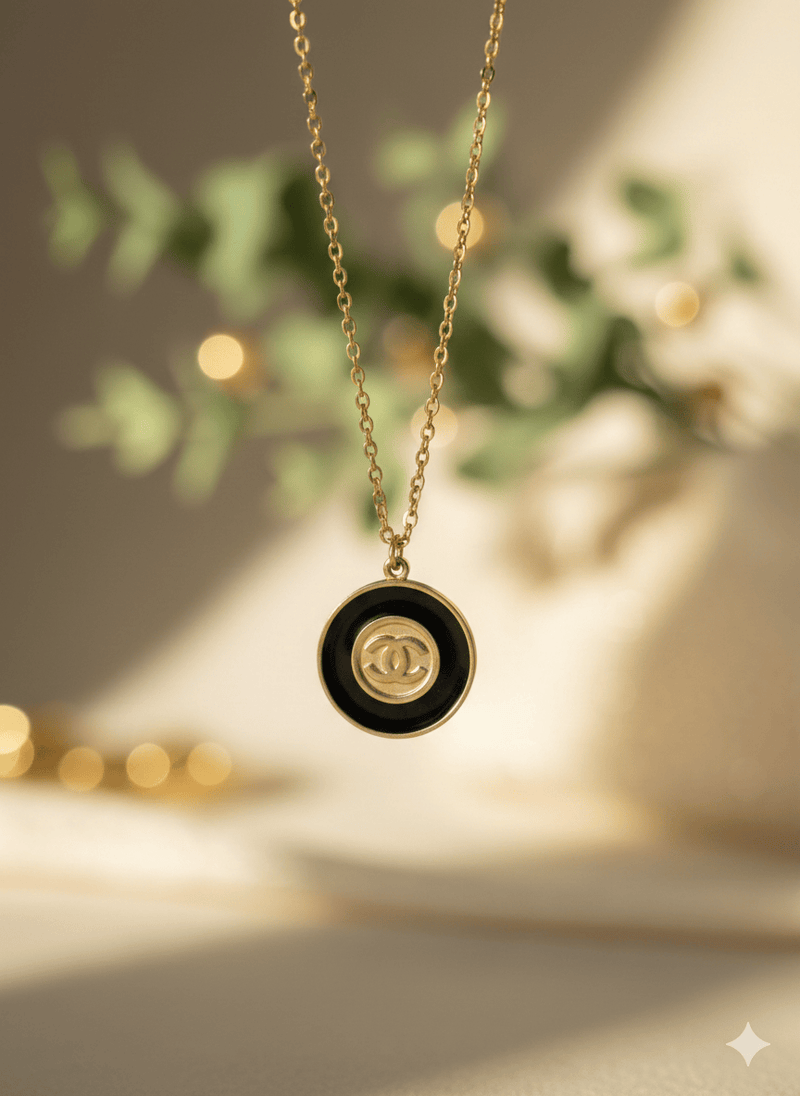 Aganya kreation Chain Stylish Mallet 18k Gold plated anti tarnish necklace