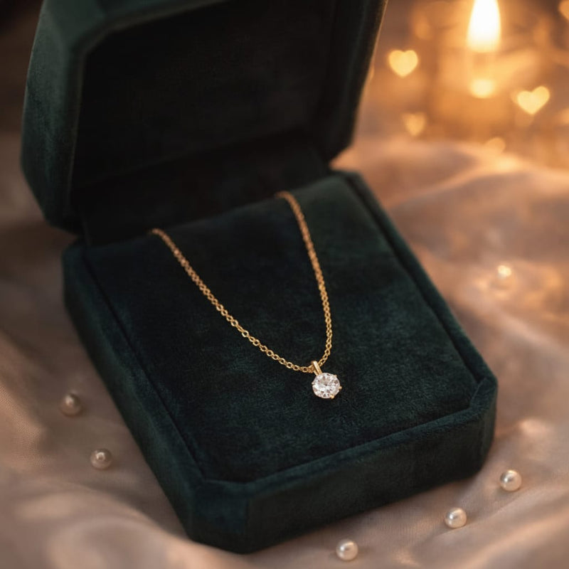 Aganya kreation Chain Traya chain – 18k Gold Plated Stainless Steel Tarnish Free Waterproof Female Jewellery