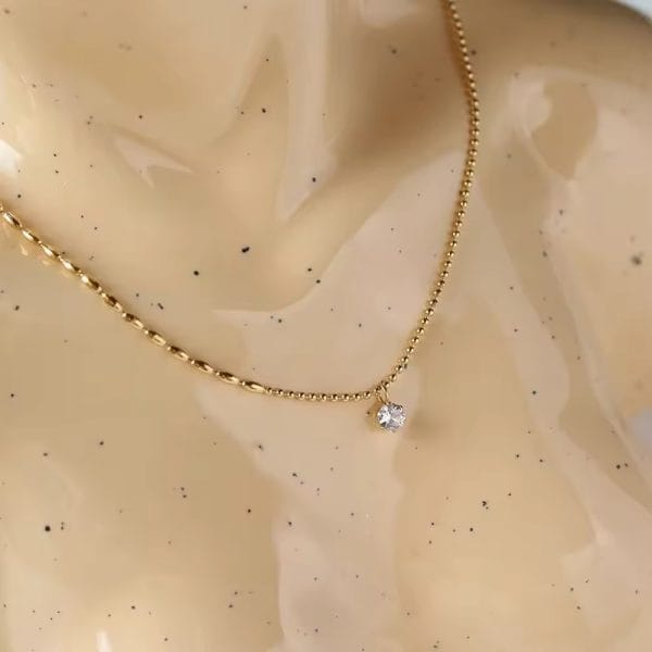 Aganya kreation Chain Traya chain – 18k Gold Plated Stainless Steel Tarnish Free Waterproof Female Jewellery