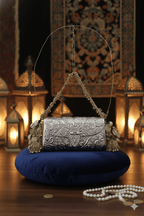 Aganya kreation Clutches Shaina Fusion Clutch - Elegant Brass Design for Any Occasion