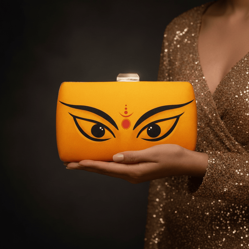 Aganya kreation Clutches Shakti Clutch - Elevate Your Navratri Outfit with Elegance