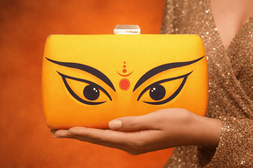 Aganya kreation Clutches Shakti Clutch - Elevate Your Navratri Outfit with Elegance