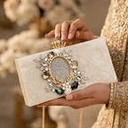 Aganya kreation Clutches Stylish Aurora Clutch - Unique Resin Design for Any Occasion