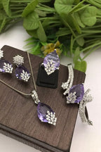 Aganya kreation Combo Anura Combo - Elegant Copper Alloy Jewelry Set