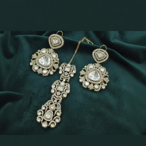 Aganya kreation Combo Raya Mangtika Set - Elegant Ethnic Jewelry for Special Occasions