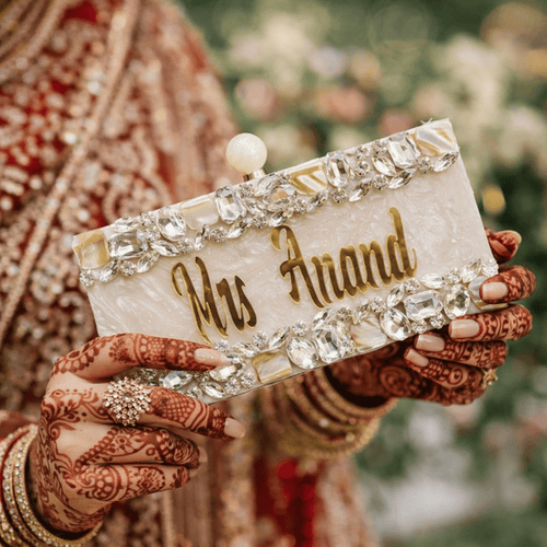 Aganya kreation Customisable clutches Amanda Customisable Clutch - Personalize Your Style Today