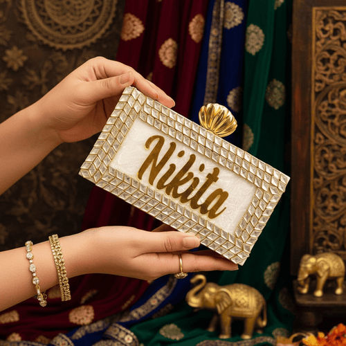 Aganya kreation Customisable clutches Julieta Customisable Clutch - Personalised Luxury Accessory