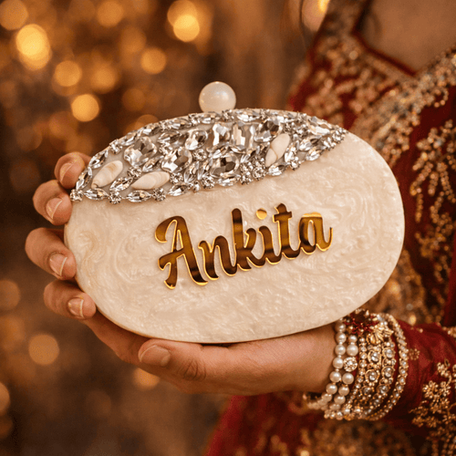 Aganya kreation Designer clutches Aisvari Resin Clutch - Customizable Luxury Accessory