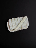 Aganya kreation Designer clutches Amara Designer Clutch - Elegant Pearl Bridal Purse
