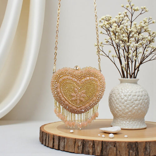 Aganya kreation Designer clutches Amoura Royale Clutch Golden