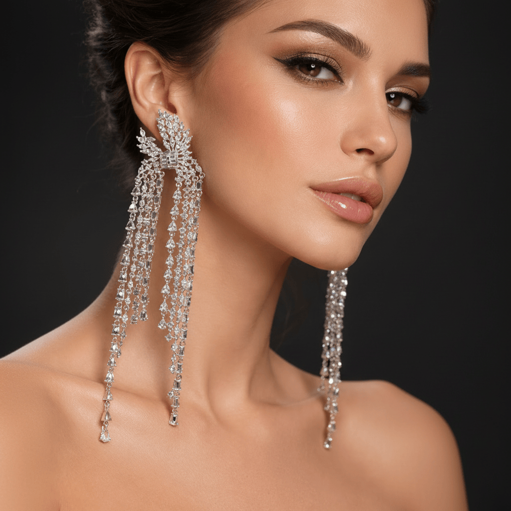Aganya kreation Earrings Amelia Earrings - Sparkle with Elegance and Glamour