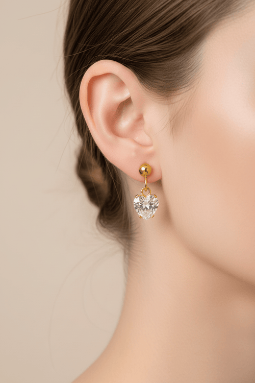 Aganya kreation Earrings Berrica-18k Gold Plated Stainless Steel Tarnish Free Waterproof Female Earrings