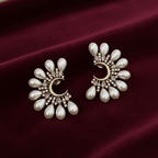 Aganya kreation Earrings Chic moon ad earrings
